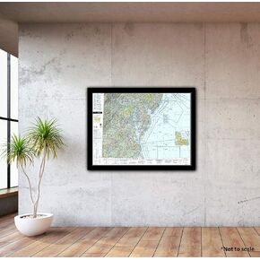 FAA Chart: VFR Sectional Washington SWAS (Current Edition). Art Print Quality, Suitable for Framing. Current Edition Printed on Demand. Ships Rolled - Not Folded.