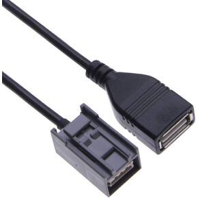 محول كابل USB من كيبل | واجهة منفذ USB أنثى لراديو السيارة مشغل ذاكرة فلاش MP3 أو ملفات الموسيقى WMA في سيارات Honda Civic / Accord / Jazz / CR-V in Kuwait