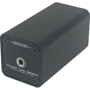 SPRODIO 3.5 مم عازل ضوضاء بحلقة أرضية، فلتر ضوضاء Aux 1/8 بوصة لنظام الصوت المنزلي/صوت السيارة، بالداخل جزء محول عزل اقتران الصوت -F8 in Saudi Arabia
