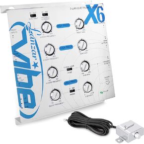 LANZAR Vibe Upgraded 3-Way Electronic Audio Crossover Network with Hi-Pass and Low-Pass Channel, 12dB Octave Slope, Remote Subwoofer Control, Parallel Input Switch- VIBEX6, White in Saudi Arabia