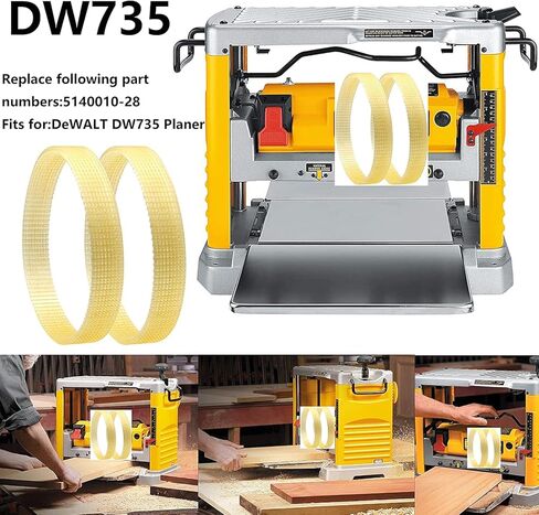 Thaekuns 2 Pack 5140010-28 حزام محرك المسوي لـ DeWalt DW735 DW735X in Kuwait