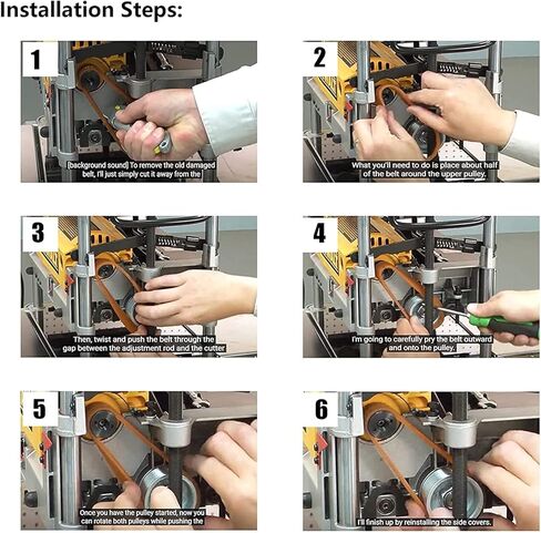 Thaekuns 2 Pack 5140010-28 حزام محرك المسوي لـ DeWalt DW735 DW735X in Kuwait