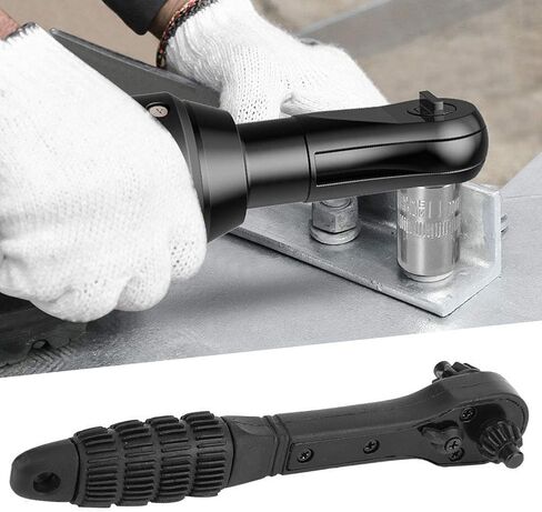 Marhynchus 2 in 1 Drill Chuck Key Wrench Dual Use Ratchet Spanner for Electric Drills and Power Tools, Small Head 12.7mm, Big Head 17.5mm in Saudi Arabia
