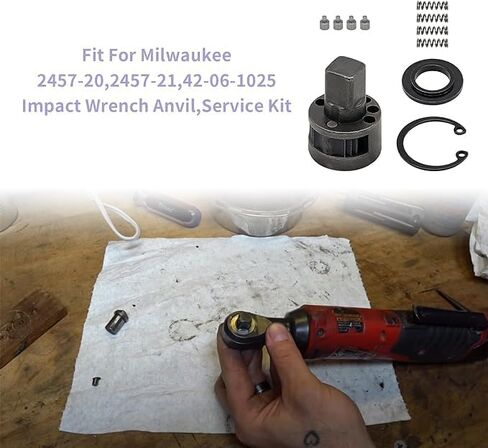 ثيكون 42-06-1030 3/8 انش M12 طقم خدمة راس السقاطة لميلووكي 2457-20,2457-21 in Kuwait