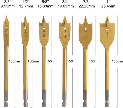 طقم منشار ثقب كومووير 16 قطعة (3/4 بوصة - 5 بوصة) ومجموعة لقم مثقاب 6 قطع (3/8 بوصة - 1 بوصة) in Kuwait