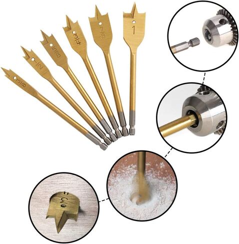 طقم منشار ثقب كومووير 16 قطعة (3/4 بوصة - 5 بوصة) ومجموعة لقم مثقاب 6 قطع (3/8 بوصة - 1 بوصة) in Kuwait