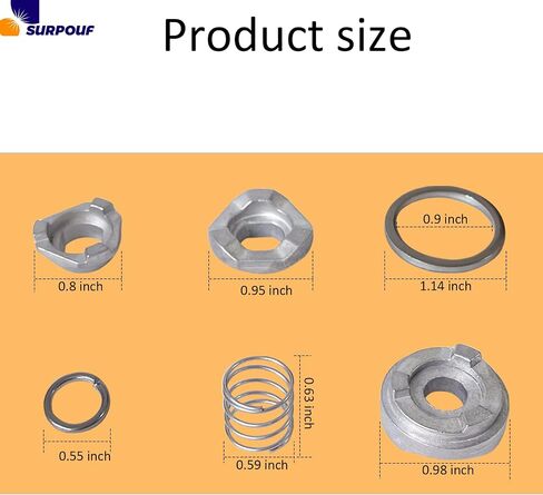 6Pk 429634-00 Clutch Kit Fits For Dewalt Drywall Screw Cordless Tools DW255,DW276,DW251,DW274,DW274-220,2121 Type 100,2125 Type 100,2127 Type 100S Etc Screw Parts in Saudi Arabia