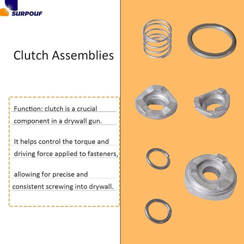 6Pk 429634-00 Clutch Kit Fits For Dewalt Drywall Screw Cordless Tools DW255,DW276,DW251,DW274,DW274-220,2121 Type 100,2125 Type 100,2127 Type 100S Etc Screw Parts in Saudi Arabia