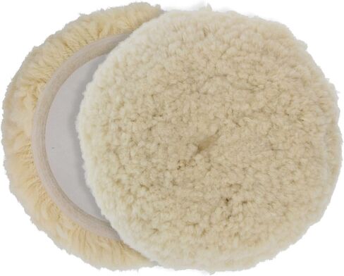 Dura-Gold 8" Wool Hook & Loop Buffing Pad & Flexible Backing Pad in Saudi Arabia