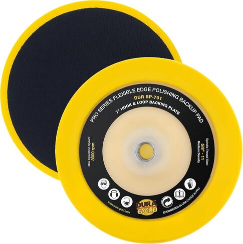 Dura-Gold 8" Wool Hook & Loop Buffing Pad & Flexible Backing Pad in Saudi Arabia