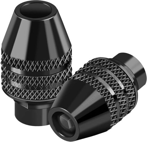Keyless Chuck, GOXAWEE Rotary Tool 1/8''-1/64'' Chuck Replacement, 3 Jaw Universal Quick Change Chuck Accessory for Power Rotary Tool (1 Pack) in Kuwait