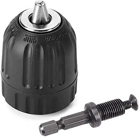 1/4 بوصة تغيير سريع عرافة عرقوب 0.8-10 مم قدرة التثبيت بدون مفتاح الحفر تشاك 3/8-24UNF جبل مفك إلى حفر أداة تحويل تحويل in Kuwait