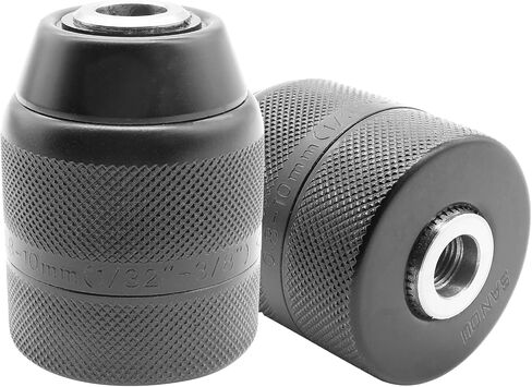 Jiozermi 0.8-10mm Keyless Metal Drill Chuck, with SDS-Plus Shank 1/4 Inch Hex Shank 1/2 Inch Impact Wrench Adapter in Saudi Arabia