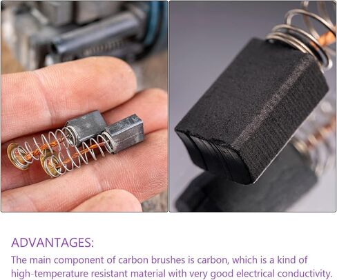 DMiotech 4 Pack 9mmx5mmx4mm Carbon Brushes for Electric Motor in Saudi Arabia