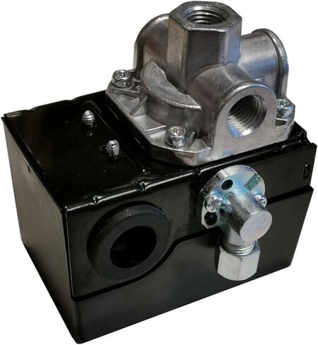 WHFZN CW207576AV Pressure Switch For Campbell Hausfeld Air Compressor 95/125 Psi Compatible with 69JF7LY2C 69JG109569R ¼" FNPT Inlet 4 Port in Saudi Arabia