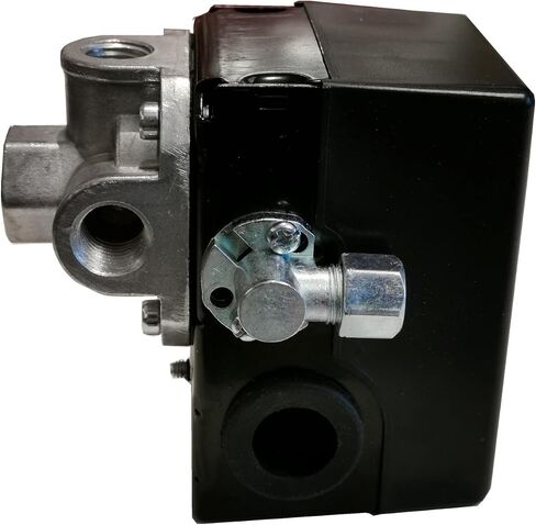 WHFZN CW207576AV Pressure Switch For Campbell Hausfeld Air Compressor 95/125 Psi Compatible with 69JF7LY2C 69JG109569R ¼" FNPT Inlet 4 Port in Saudi Arabia