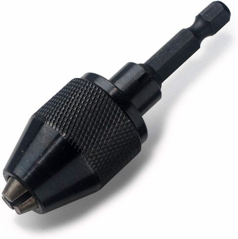 Yakamoz 1/4-Inch Hex Shank 0.6-6.5mm Keyless Drill Chuck Conversion Tool Quick Change Adapter Converter Chuck in Saudi Arabia