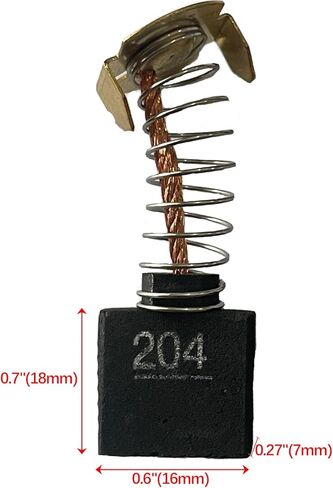UFelice Carbon Brushes Compatible with GA7021 Power tools, 191953-5, 191957-7, CB-203 & CB-204 Grinder Motor Replacement Part in Kuwait