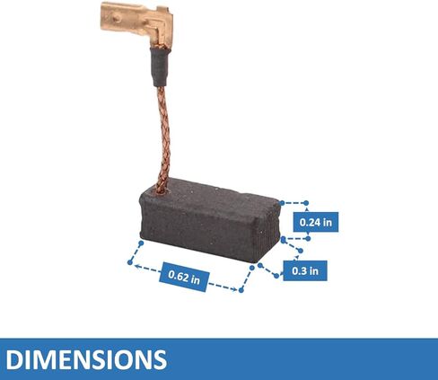 2-PACK Durable N097696 Carbon brushes Replacement Carbon brushes for DWE4011,DWE4120,DWE4012,DWE4100,DWE4887 AND DWE4120N in Kuwait