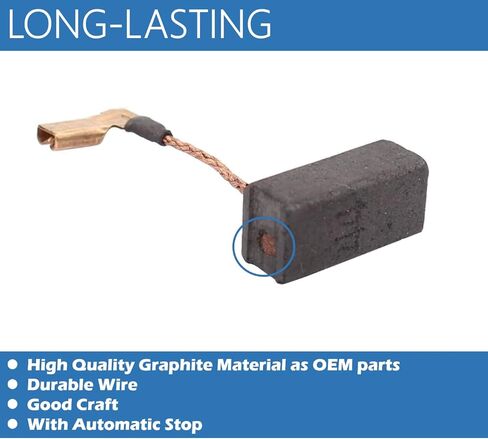 2-PACK Durable N097696 Carbon brushes Replacement Carbon brushes for DWE4011,DWE4120,DWE4012,DWE4100,DWE4887 AND DWE4120N in Kuwait