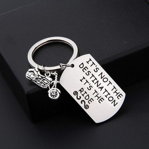 MAOFAED Biker Gift Motocycle Keychain Motorcycle Birthday Gift Stocking Stuffer Biker Chick Gift in Kuwait