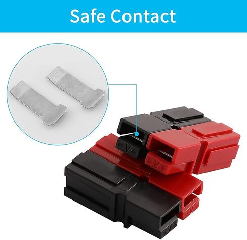 مجموعة متنوعة من موصلات الطاقة micrl 60 قطعة 45 أمبير، كابل بطارية توصيل/فصل سريع لمعدات راديو الهواة، مقطورة (أحمر، أسود) in Kuwait