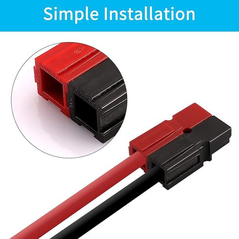 مجموعة متنوعة من موصلات الطاقة micrl 60 قطعة 45 أمبير، كابل بطارية توصيل/فصل سريع لمعدات راديو الهواة، مقطورة (أحمر، أسود) in Kuwait