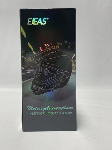 EJEAS V6 Pro Motorcycle Helmet Bluetooth Intercom, 2-Way 1200M Motorcycle Bluetooth Headset Universal Communication System with Noise Cancellation and Waterproof for Dirt Bike/ATV/Snowmobile (2PCS) in Kuwait