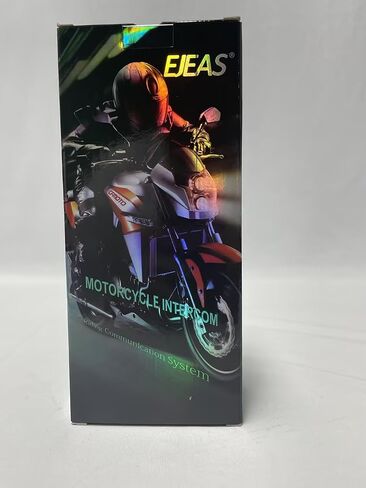 EJEAS V6 Pro Motorcycle Helmet Bluetooth Intercom, 2-Way 1200M Motorcycle Bluetooth Headset Universal Communication System with Noise Cancellation and Waterproof for Dirt Bike/ATV/Snowmobile (2PCS) in Kuwait