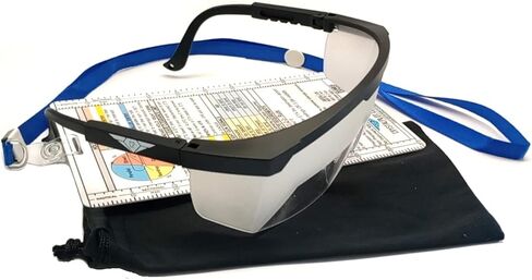 Crystal Pilot Certified IFR Training Glasses/View Limiting Goggles & IFR Cheat Sheet for Exam Test Prep in Kuwait