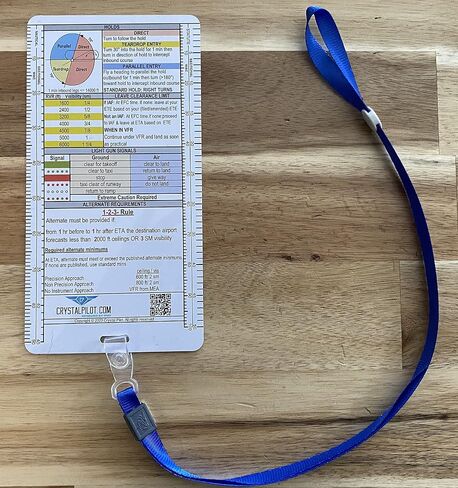 Crystal Pilot Certified IFR Training Glasses/View Limiting Goggles & IFR Cheat Sheet for Exam Test Prep in Kuwait