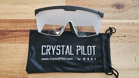 Crystal Pilot Certified IFR Training Glasses/View Limiting Goggles & IFR Cheat Sheet for Exam Test Prep in Kuwait