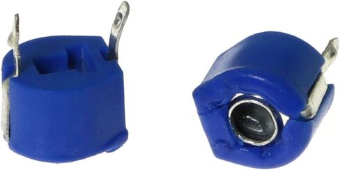 RLECS 18-Pack Trimmer Variable Capacitance for Arduino 5PF 10PF 20PF 30PF 40PF 50PF 60PF 70PF 120PF Adjustable Capacitor Kit (2pcs of Each Value) in Saudi Arabia