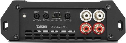 مضخم صوت السيارة DS18 ZXI.1XL - الفئة D، قطعة واحدة، قناة واحدة، 4000 واط كحد أقصى، كروس قابل للتعديل، مقبض BASS متضمن - حجم صغير لسهولة التركيب على العديد من التطبيقات in Saudi Arabia