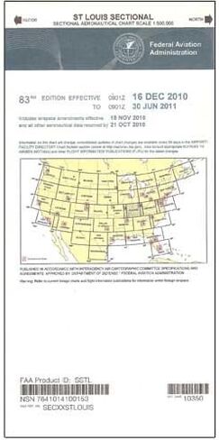 مخطط FAA: VFR الاقسام ST Louis SSTL (الإصدار الحالي). جودة طباعة فنية، مناسبة للتأطير. الطبعة الحالية مطبوعة حسب الطلب. السفن ملفوفة - غير مطوية. in Kuwait