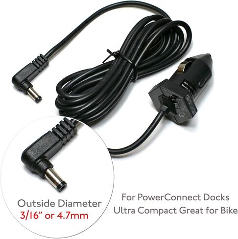 EDO Tech Ultra Compact 5V شاحن سيارة محول طاقة للمركبة سيريوس XM Radio PowerConnect Dock in Kuwait