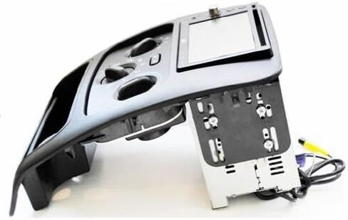 Double Din Dash Kit Aftermrket Radio Install Compatible with Jeep Liberty 2003-2007 with Premium Infiniti Sound Systems in Saudi Arabia