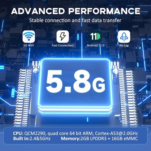 محول Kuayvan Wireless CarPlay لأجهزة iOS وAndroid - صندوق سحري مع Netflix/YouTube/TikTok/Play Store/Mirror Link/TF Card، 5 جيجا هرتز WiFi و5.1 BT، لـ 2016+ OEM Wired CarPlay وAndroid Auto Cars in Kuwait