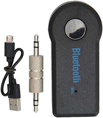محول بلوتوث للسيارة، محول بلوتوث Aux مستقبل موسيقى بلوتوث محمول، محول Aux لاسلكي صغير 3.5 ملم لستيريو السيارة المنزلية in Kuwait