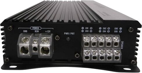 مضخم صوت للسيارة من فئة D بخمس قنوات Z1500.5D من Bass Rockers | 1500 واط، تردد 10-20 كيلو هرتز، 96 ديسيبل | رقمي، نطاق كامل، مصدر طاقة Mosfet، رائع لمكبرات الصوت ومكبرات الصوت in Kuwait