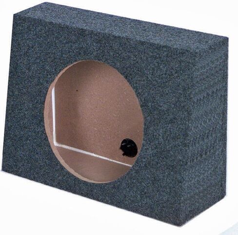 QPower QTW12 Single 12" Sealed Car Audio Subwoofer Sub Box Enclosures, Pair in Saudi Arabia