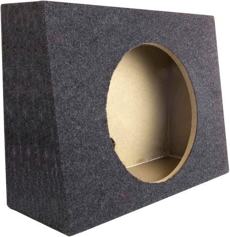 QPower QTW12 Single 12" Sealed Car Audio Subwoofer Sub Box Enclosures, Pair in Saudi Arabia