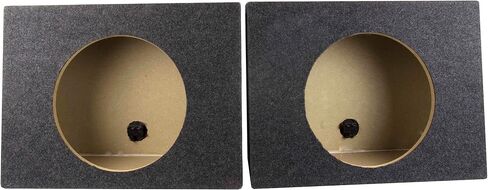 QPower QTW12 Single 12" Sealed Car Audio Subwoofer Sub Box Enclosures, Pair in Saudi Arabia