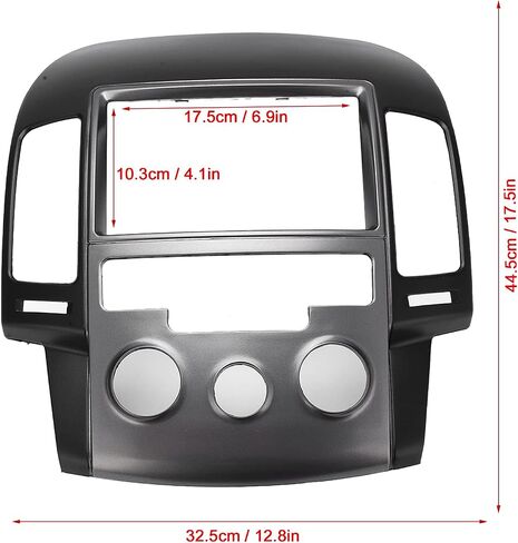 مجموعة أدوات عدادات السيارة، إطار لوحة السيارة، التحكم المركزي 2DIN، إطار تحويل لوحة DVD GPS لسيارة Hyundai I30 2009 in Saudi Arabia