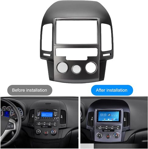مجموعة أدوات عدادات السيارة، إطار لوحة السيارة، التحكم المركزي 2DIN، إطار تحويل لوحة DVD GPS لسيارة Hyundai I30 2009 in Saudi Arabia