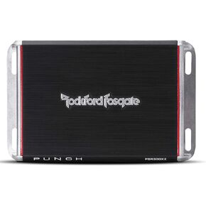 Rockford Fosgate Punch PBR300X2 300-Watt 2-Channel Boosted Rail Amplifier | Class-BR, Ultra Compact Chassis, Easy on Vehicle Electrical System in Kuwait