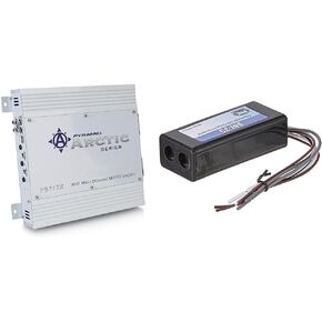 مضخم صوت ستيريو للسيارة بقناتين هرمي - 1000 وات ثنائي القناة قابل للتوصيل عالي الطاقة MOSFET & PAC SNI-35 محول خط LOC متغير 1.2x6.25x5.9 in Kuwait