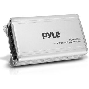PyleUsa 4-Channel Weather-Resistant Audio Amplifier System - Class D Compact Designed Suit for Car, ATV, UTV, 4X4, Jeep, Motorcycle and Marine, and Any Other Weather Resistant Application in Kuwait