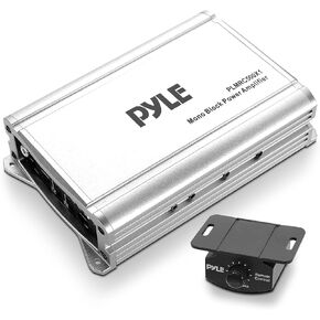 نظام مضخم صوت مقاوم للطقس ذو 4 قنوات من PyleUsa - بدلة مصممة مدمجة من الفئة D للسيارة وATV وUTV و4X4 وJeep والدراجات النارية والبحرية وأي تطبيق آخر مقاوم للطقس