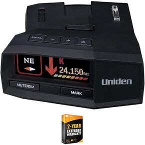 حزمة كاشف الرادار/الليزر طويلة المدى Uniden R8 مع حزمة حماية محسنة CPS لمدة عامين in Kuwait